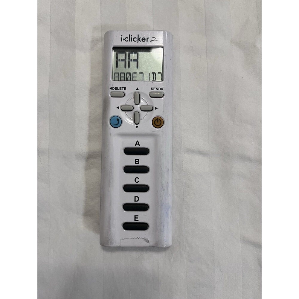 iClicker 2 Student Remote Classroom Response White. Tested and Working Great!